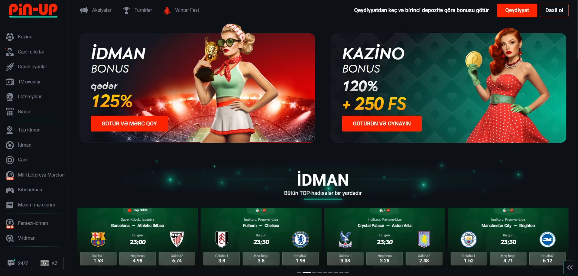 Pin-Up-da təhlükəsizlik və dəstək